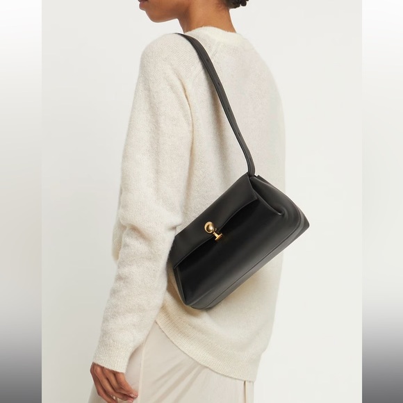 NWT Jil Sander Almond Medium Leather Shoulder Bag - Picture 5 of 16